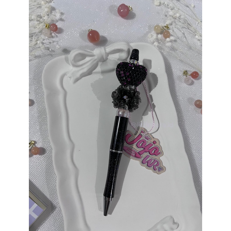 

DIY Pen Black Heart / Pen Cantik / Beaded Pen