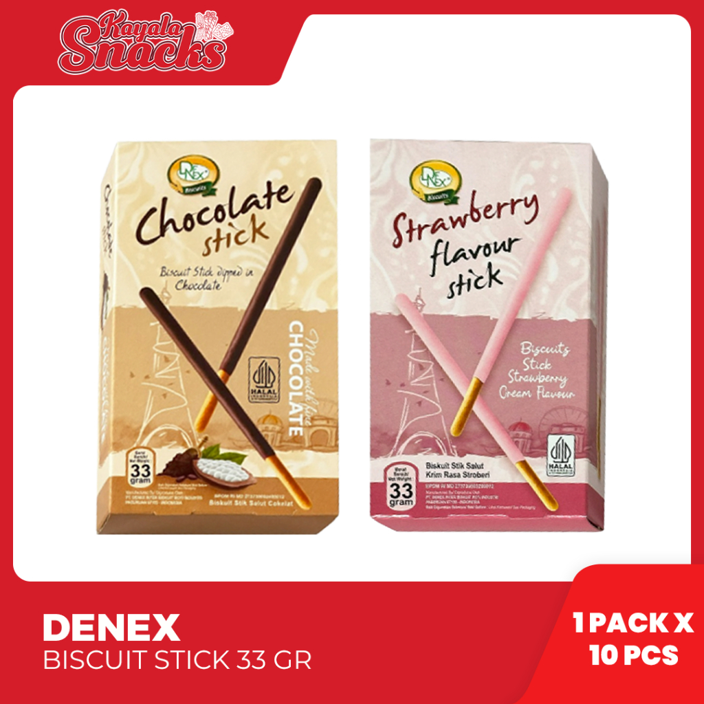 

DENEX Biscuit Stick 33g - 1 Pack x 10 Pcs