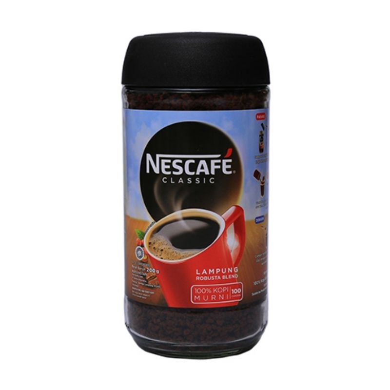 

NESCAFE CLASSIC KOPI BUBUK INSTANT BOTOL KACA