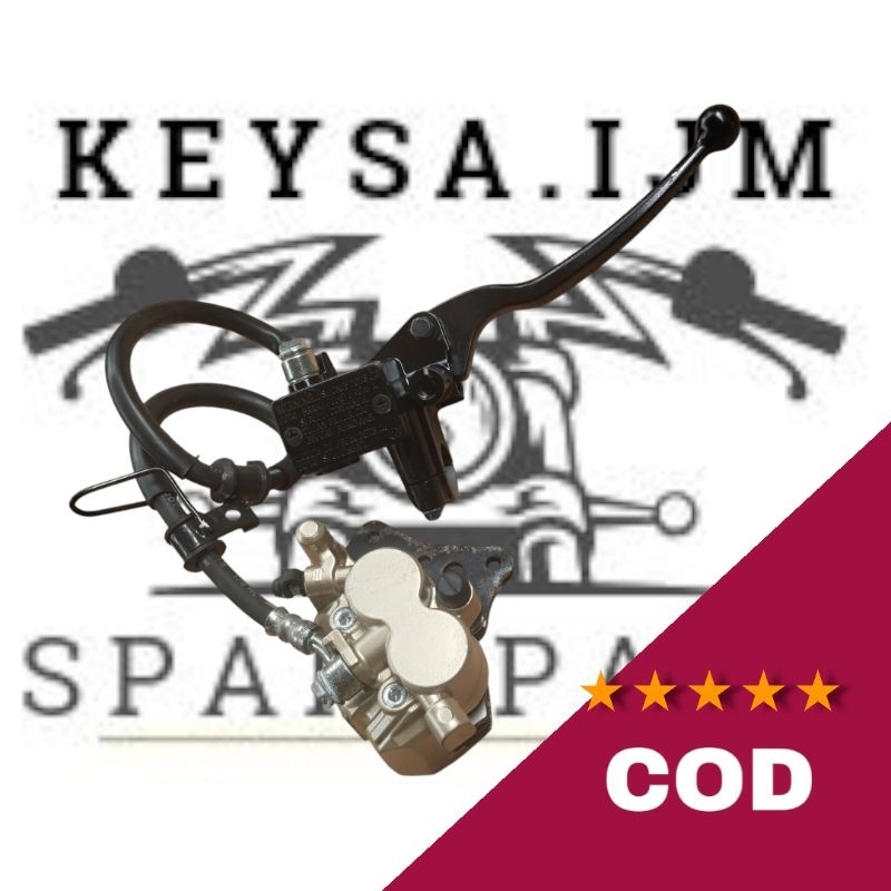 kaliper yang di depan satu set Satria FU original Nissin