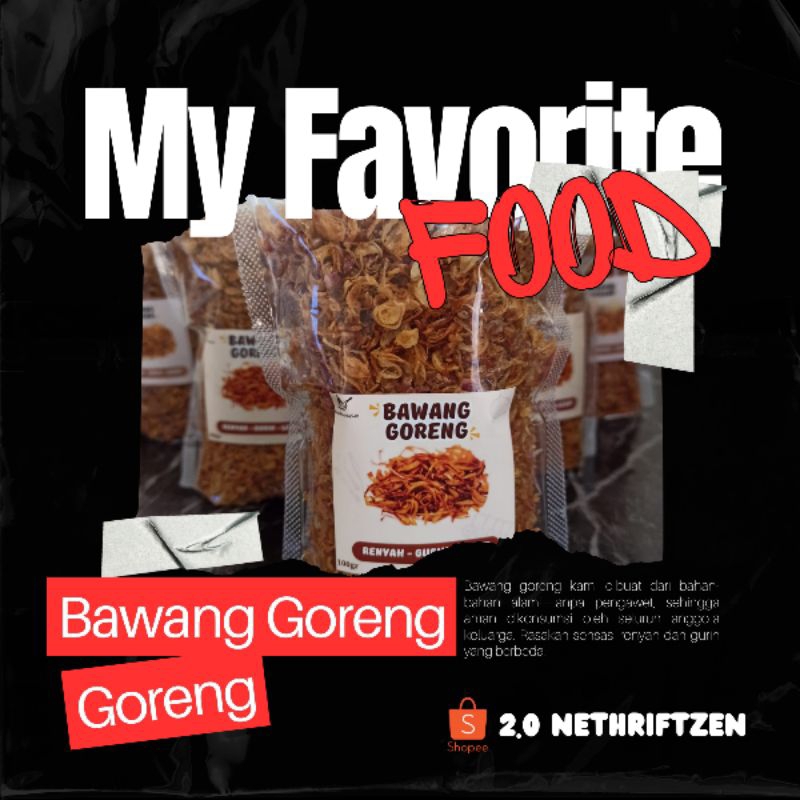 

Bawang Goreng Kriuk paket 3