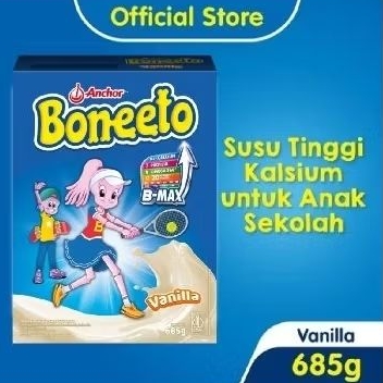 

Boneeto susu anak tinggi kalsium vanilla/ coklat 685gr