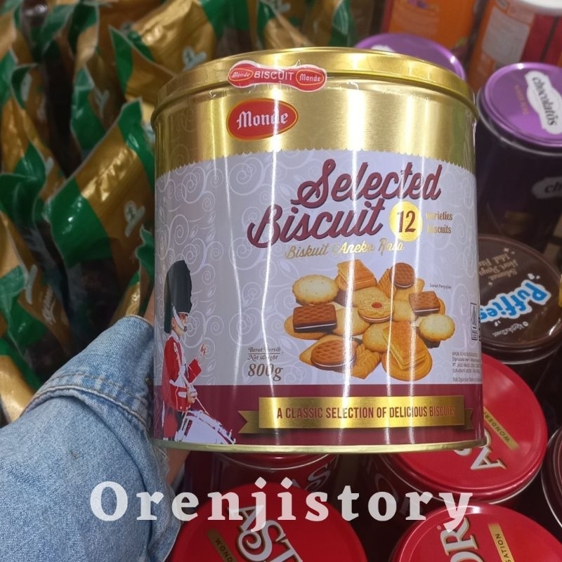 

Monde selected biscuit 800gr kaleng jajan lebaran kue lebaran