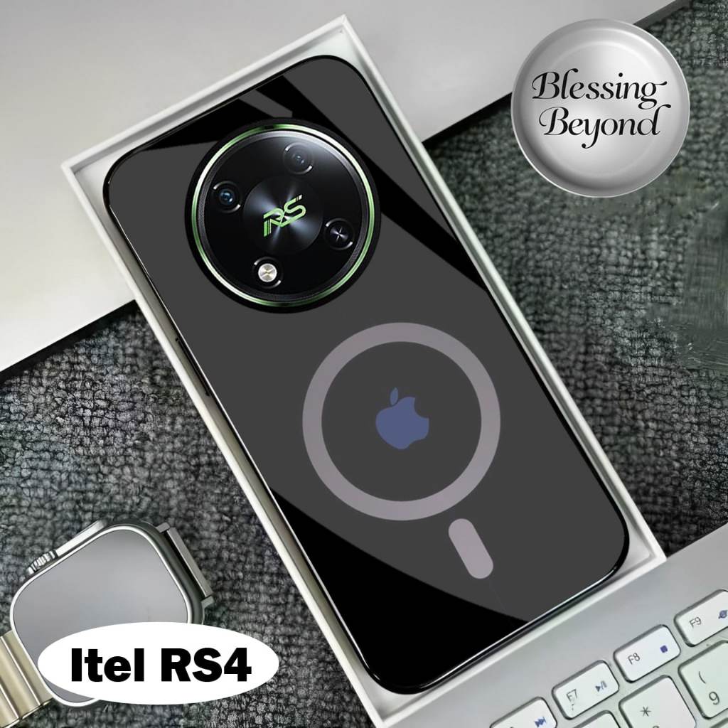 [BSC-110] Softcase Glass Kaca Akrilik Itel RS4 - Kesing Itel RS4 - Case Handphone Itel RS4 - Case It