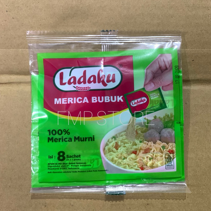 

ISI 8 SACHET Ladaku Merica Bubuk 1gr