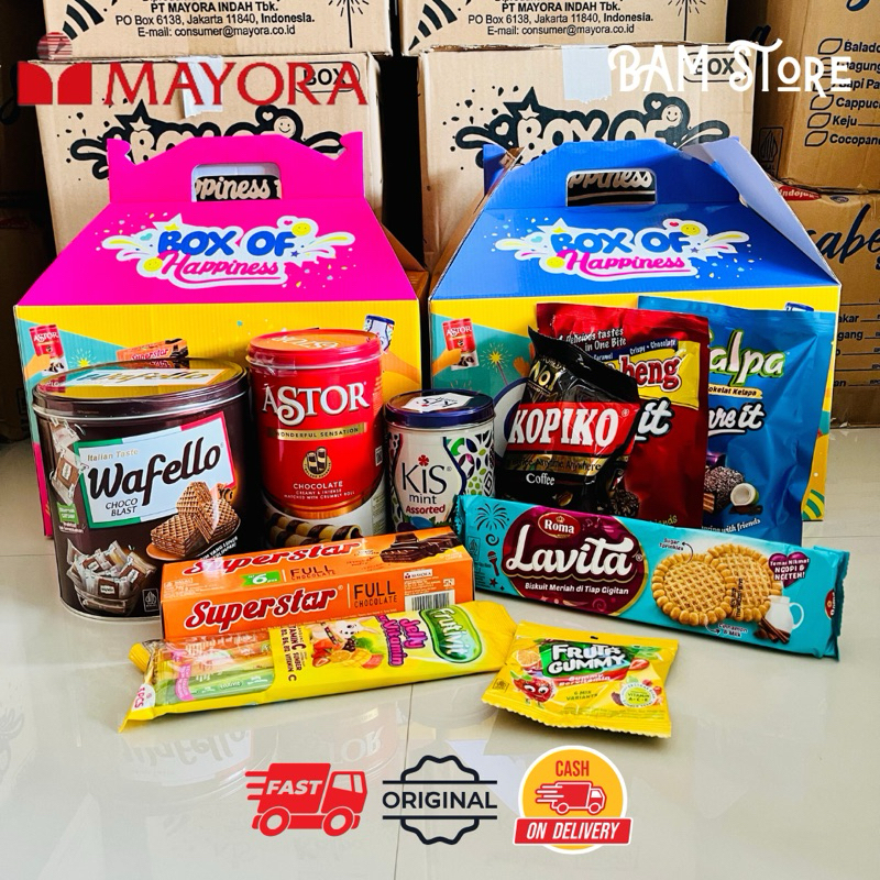 

Hampers Lebaran Parcel Box Of Hapiness Mayora - Parcel Lebaran Parcel Hari Raya Hapers Lebaran