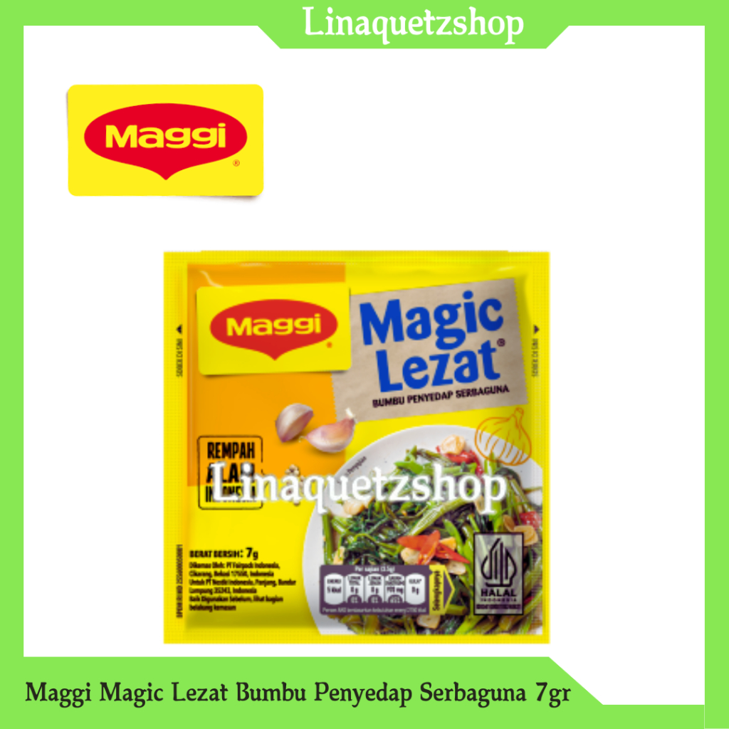

MAGGI Magic Lezat Bumbu Penyedap Serbaguna 7gr (12 Pcs)