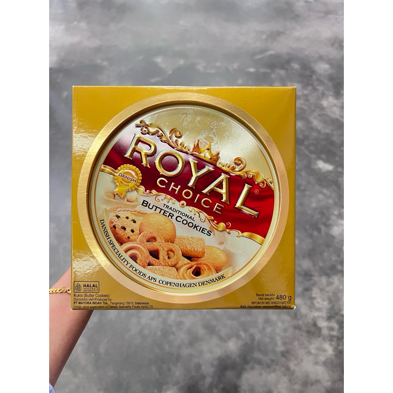 

Royal choice butter cookies kaleng kecil 480gr
