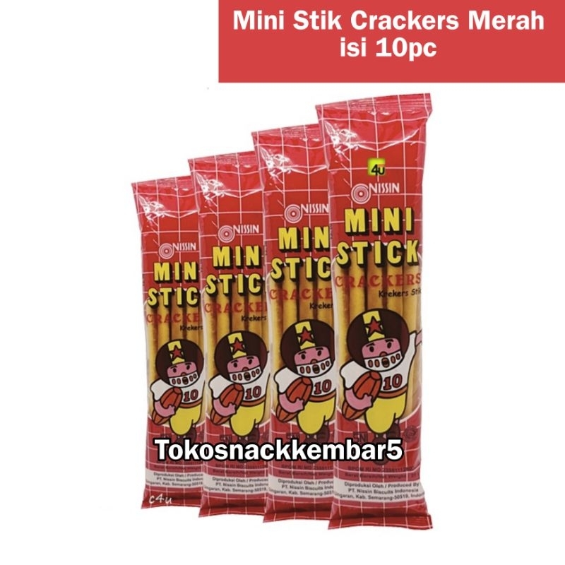 

Nissin Mini stik Crackers Merah || Nissin Mini stik kuning