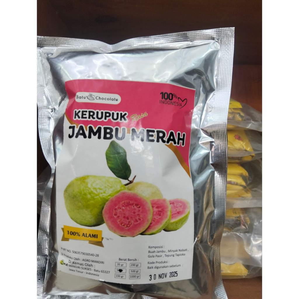 

PROMO Kerupuk Jambu Merah 100% Alami