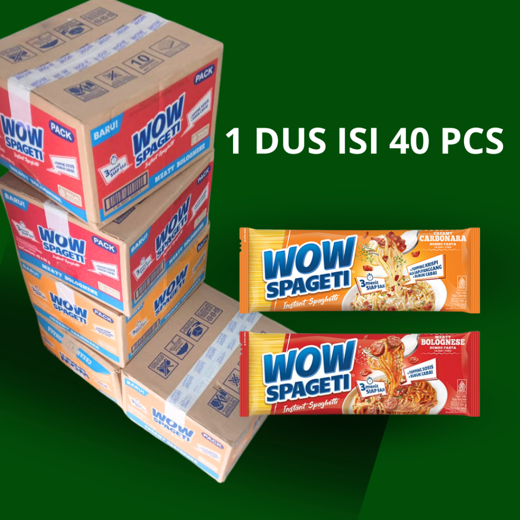 

WOW SPAGETI 84g Mayora isi 40 pcs