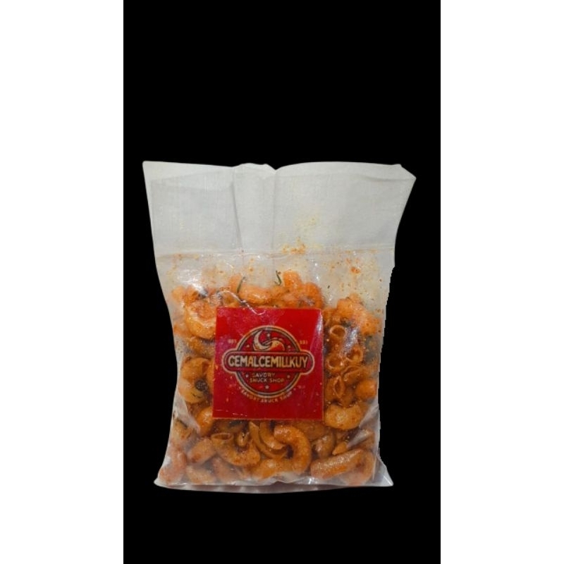 

Makaroni Bantet & sepiral extra pedas daun jeruk