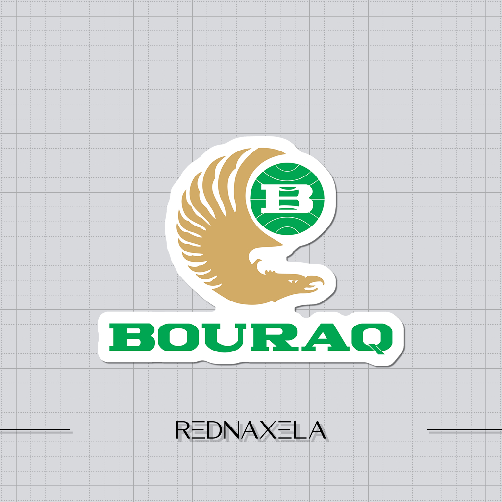 

Stiker Vinyl Bouraq Indonesia Airlines Logo Stiker Koper Outdoor Waterproof Sticker