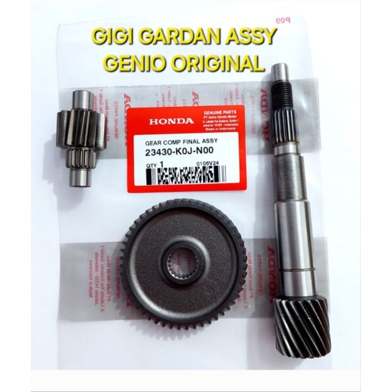 Gigi Gardan 3 Bagian Genio Beat Street Original 23430K0JN00