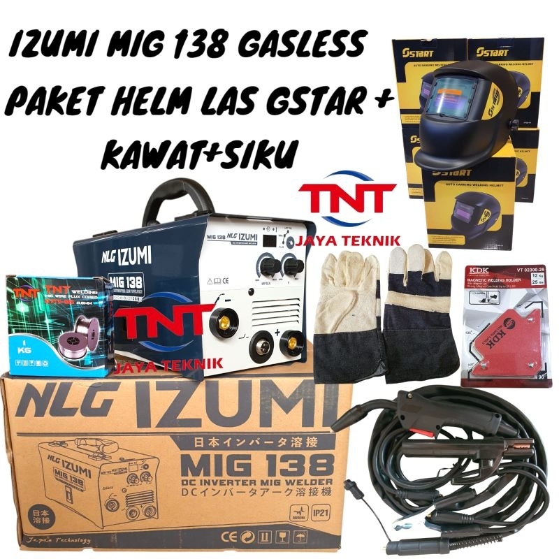 IZUMI MIG 138 MESIN LAS IZUMI MIG 120 A / TRAFO LAS INVERTER IZUMI MIG 138 120A