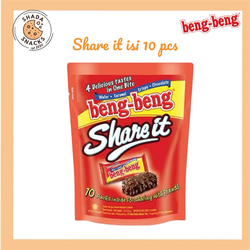 

Beng Beng Share It isi 10 pcs | Snack Coklat | Murah dan Promo