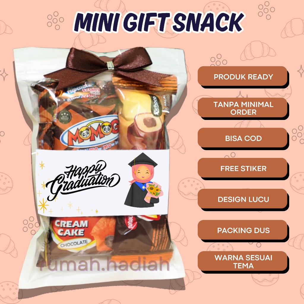 

Mini Gift Snack Tema Coklat / Mini Hampers / Mini Gift Ulang Tahun