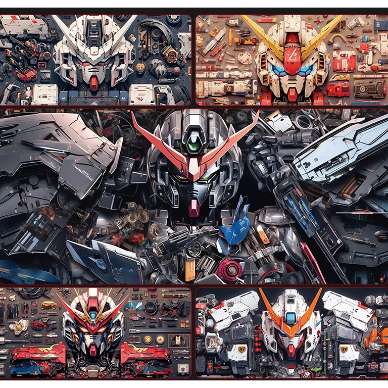 Menarik PREMIUM DESKMAT MOUSE PAD PANJANG ROBOT GUNDAM LARGE KEYBOARD MOUSEPAD GAMING ANTI SLIP GUNP