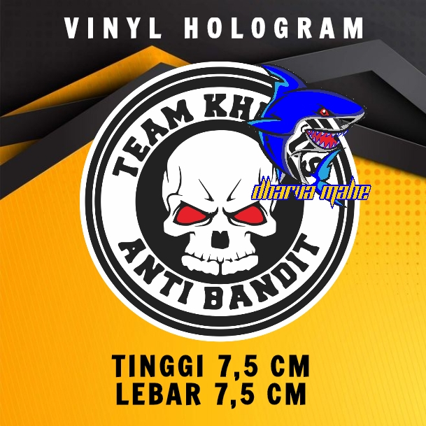 

TEAM ANTI BANDIT, STIKER TEAM ANTI BANDIT