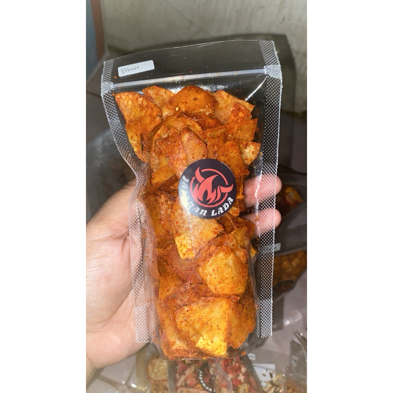 

Pikset keripik singkong pedas