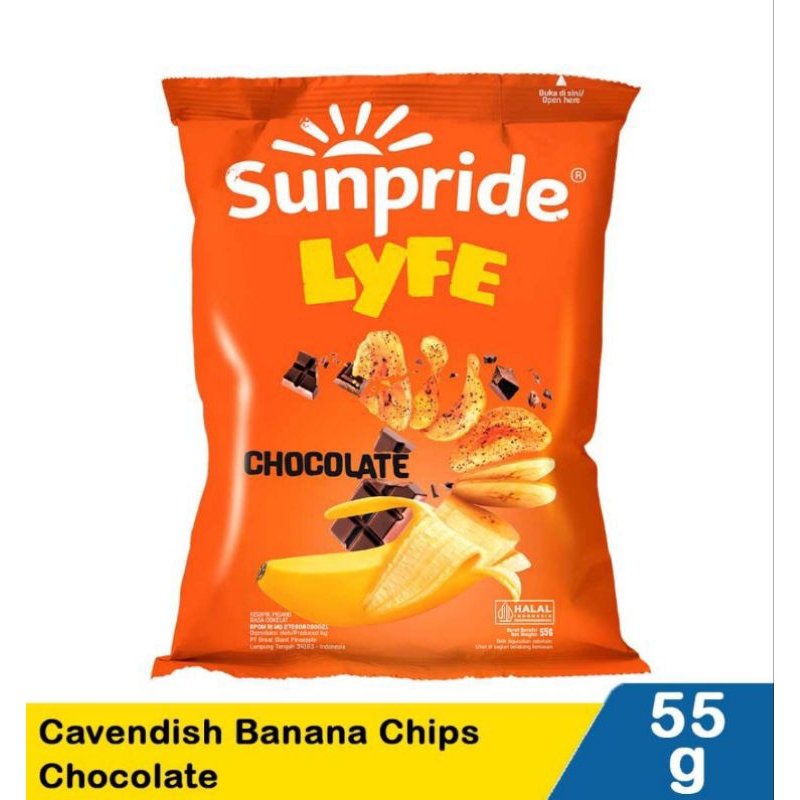 

Sunpride Lyfe Cavendish Banana Chips Chocolate 55G