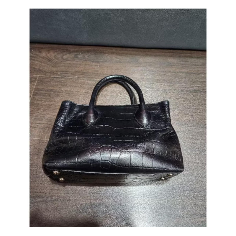 Furla Mini Bag Croco Black Wanita Tas Original Temurah