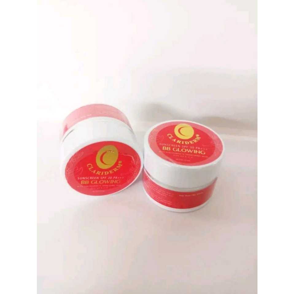 2in1 Paketan Clariderm Wajah-Krim BB GLOW+RETINOL SPF 30++/Krim Pelembab Wajah Siang Malam