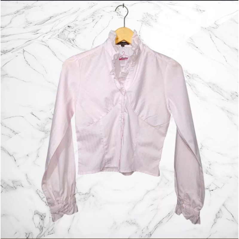 Blouse CropTop Korean Style by m.f. editorial