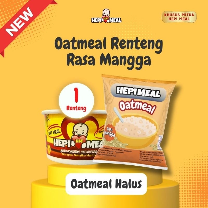 

oatmeal rasa mangga HALUS