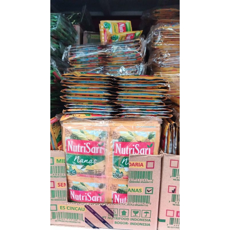 

(sembako paklek) 1renceng Nutrisari all varian isi 10pcs
