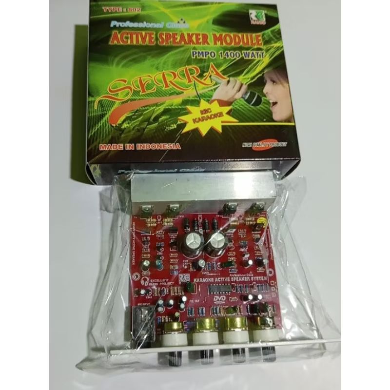 Kit aktif speaker stereo serra module 1400 watt PMPO