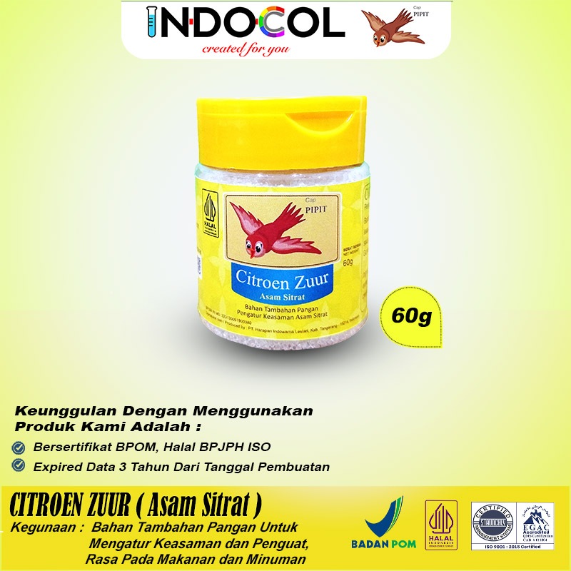 

CITROEN ZUUR (ASAM SITRAT) CAP PIPIT 60GR