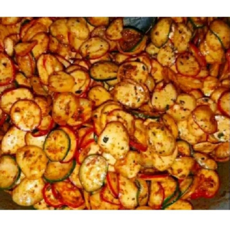 

Seblak kerupuk bawang pedas daun jeruk isi 500gram