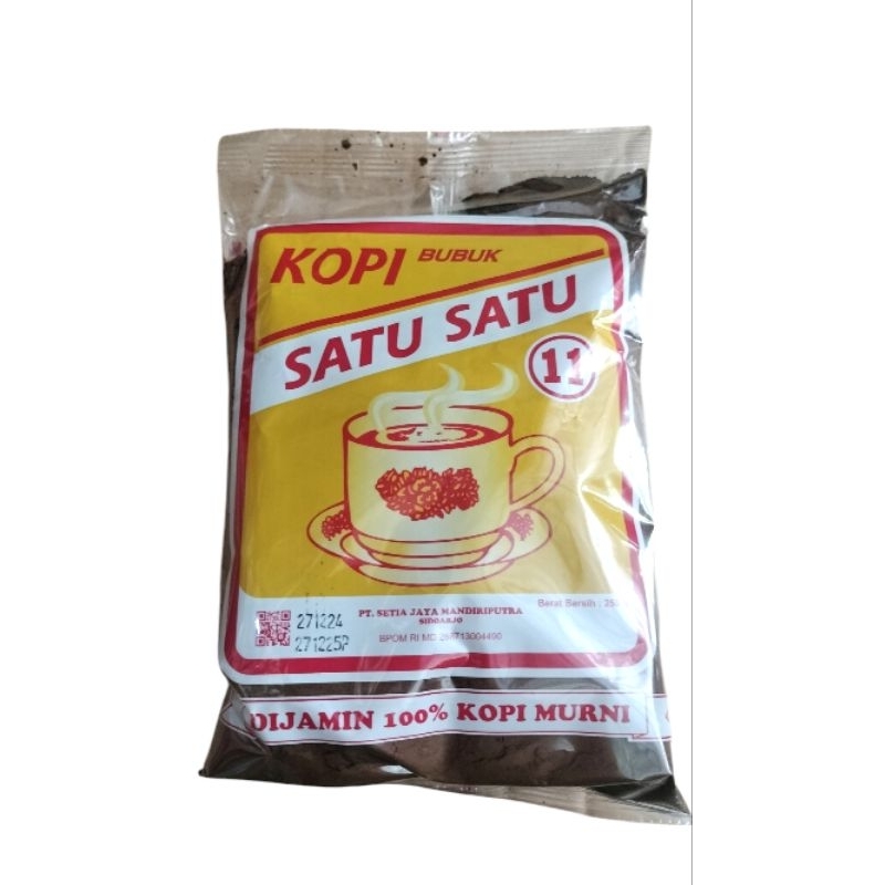 

Kopi bubuk satu-satu kemasan 250 gr