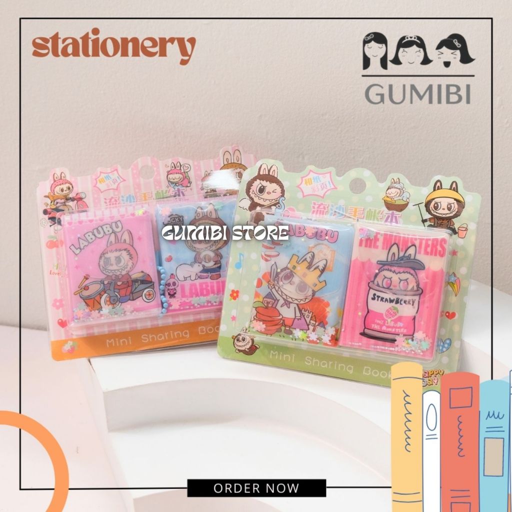 

NOTEBOOK 2 IN 1 LABUBU BUKU TULIS MINI GANCI BUKU TULIS KECIL KARAKTER LABUBU NOTEBOOK AIR MINI LABUBU LUCU TERMURAH