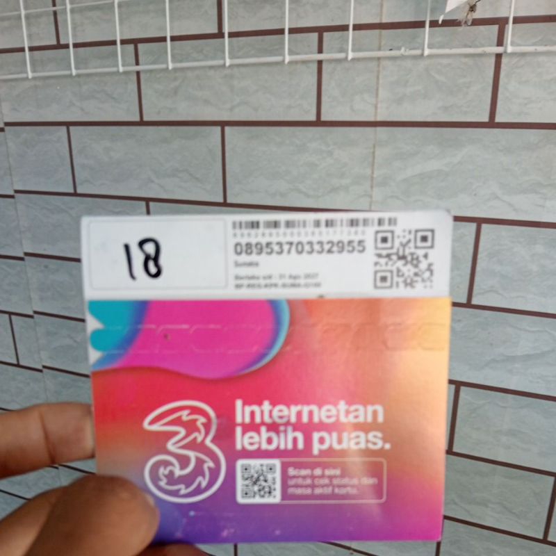 KARTU PERDANA TRI 45 GB FULL 45 HARI