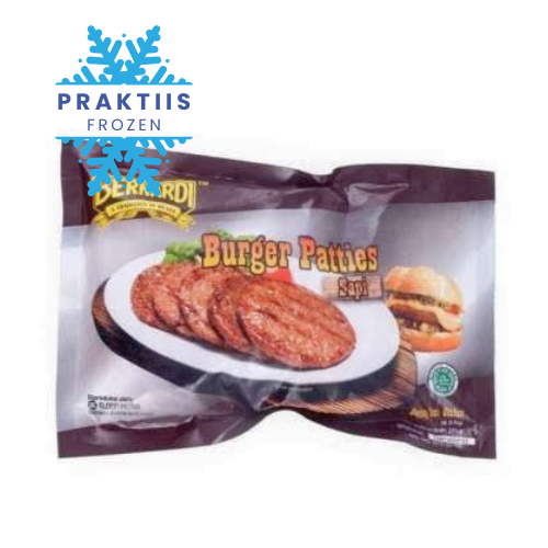 

BERNARDI BURGER PATTIES 270GR ISI 6/BURGER DAGING SAPI
