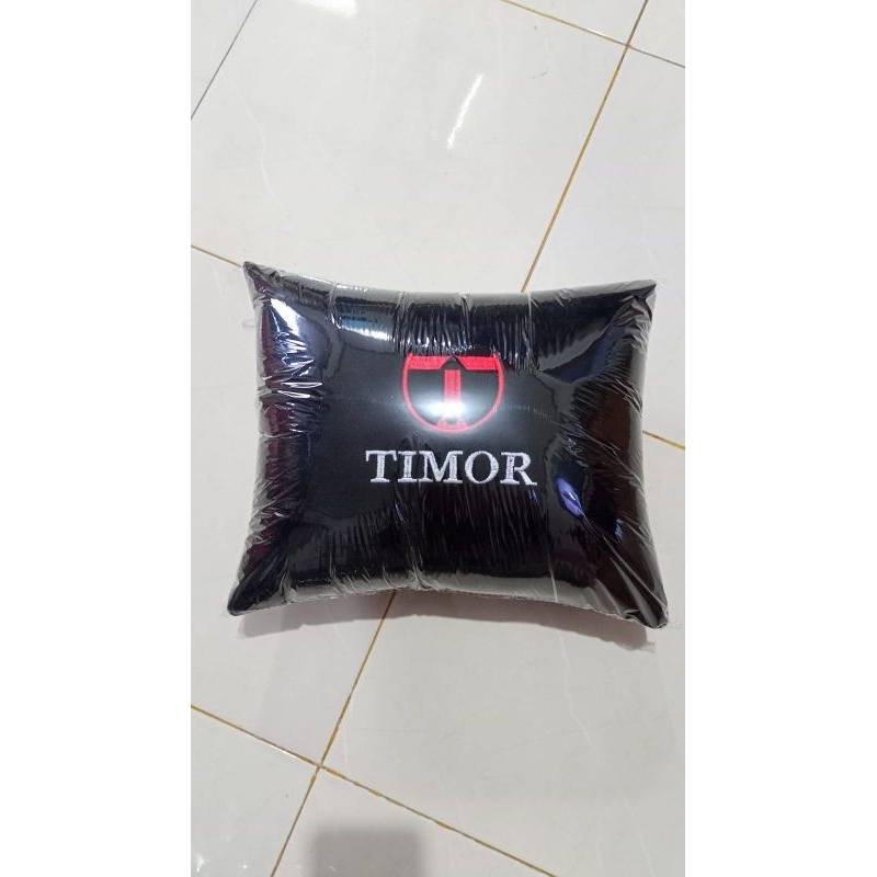 bantal mobil headrest aksesoris interior mobil logo TIMOR