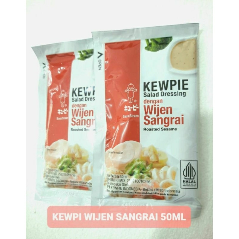

Halal Kewpie Salad Dressing Wijen Sangrai 50ML