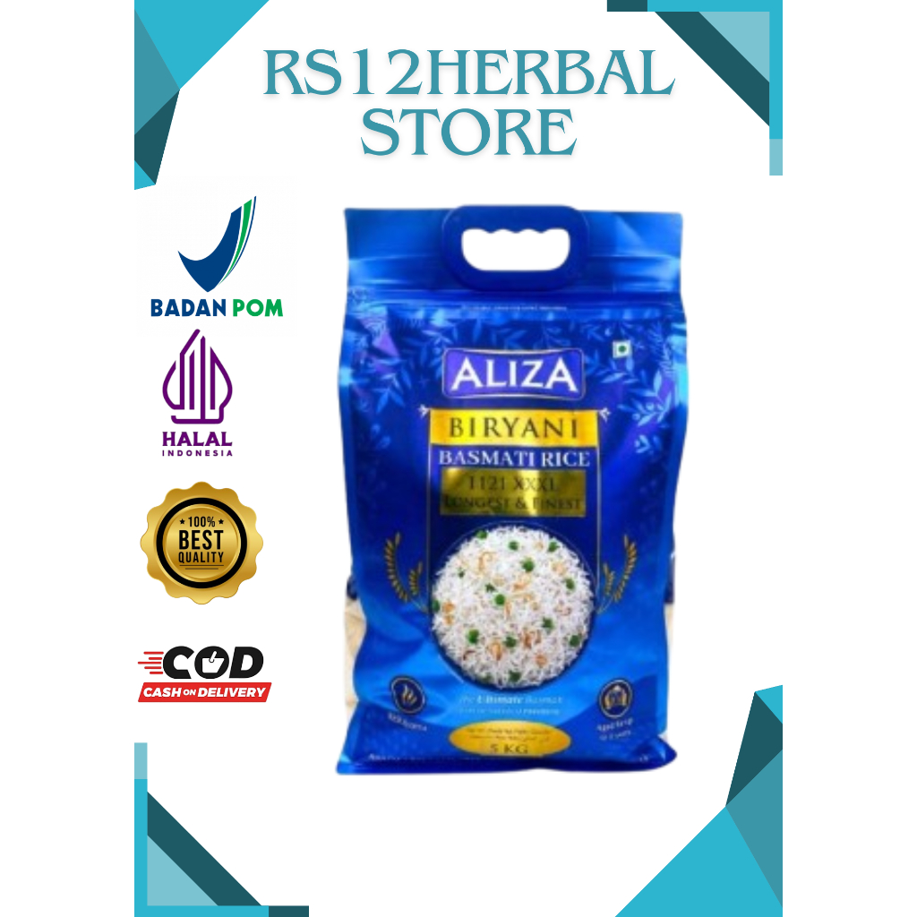 

Beras Aliza Biryani Basmati 1Kg Biryani Basmati Rice