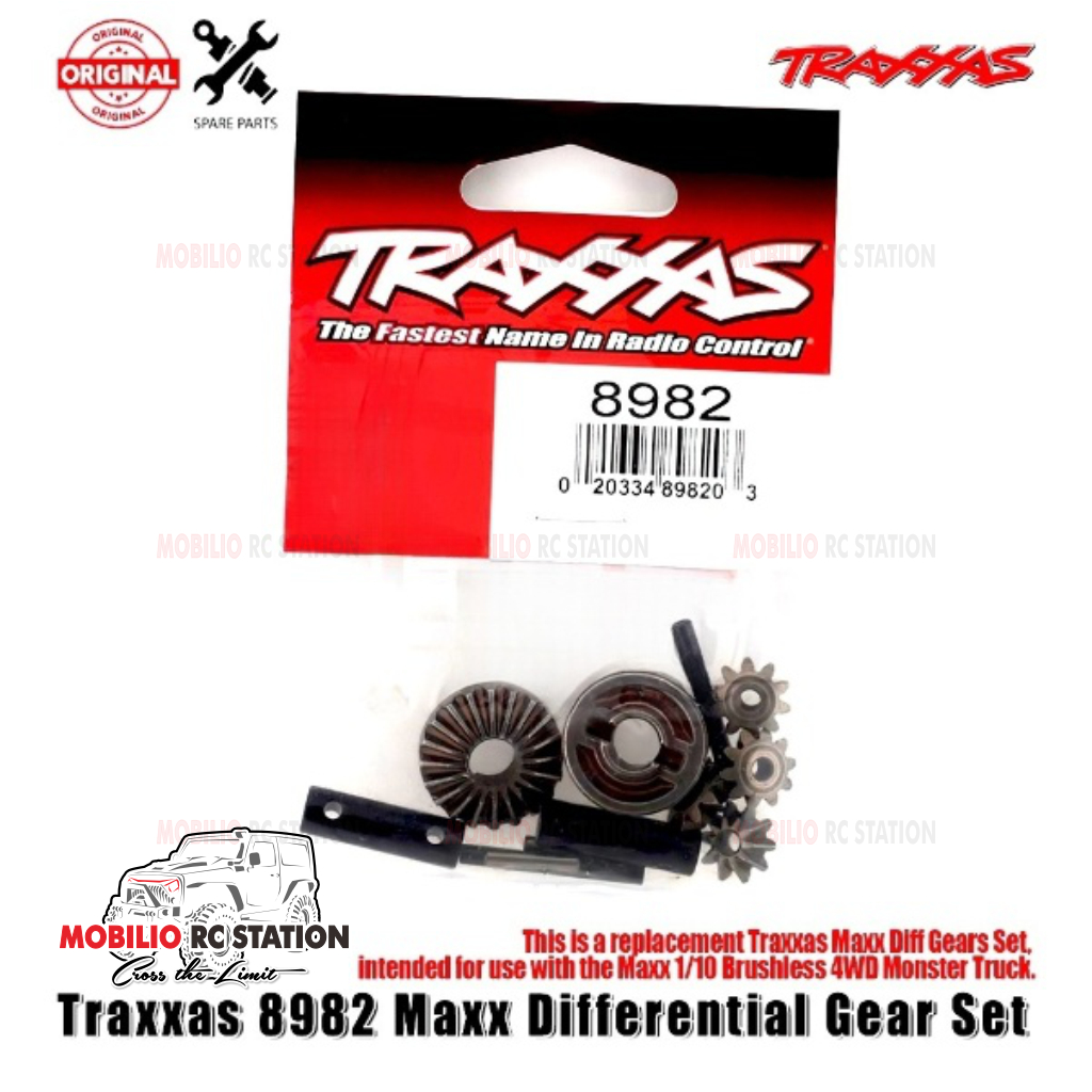 Traxxas #8982 Maxx Differential Gear Axle Set RC Monster Truck