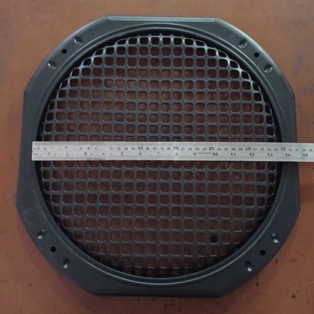 Grill Speaker Kotak 15" Cover Speaker 15 inch Ram Grill Speaker Tutup Grill Speaker 15 inch Pigura