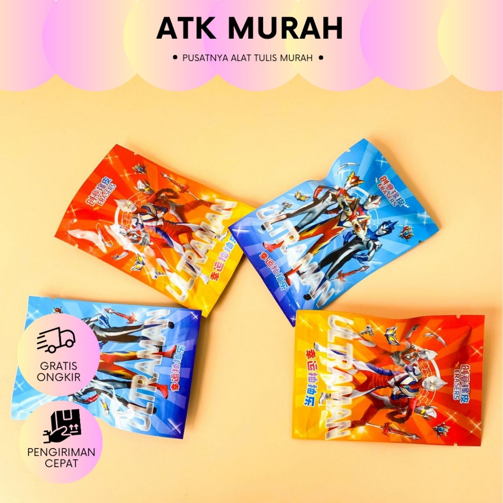 

HAPUSAN ULTRAMAN MYSTERY BAG ER-1113 PENCIL ERASER ALAT TULIS SEKOLAH UNIK MURAH TERJANGKAU