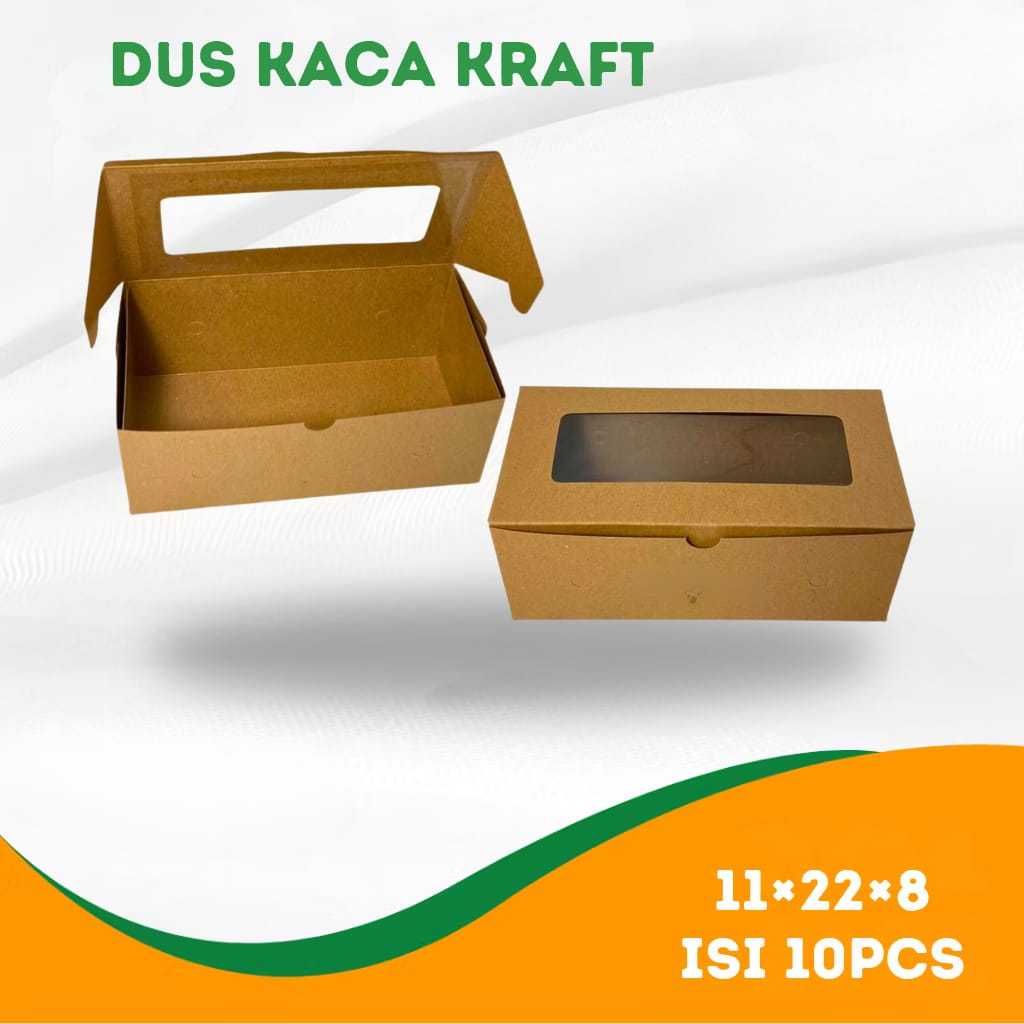 

DUS KACA KRAFT 11X22X8CM ISI 10PCS