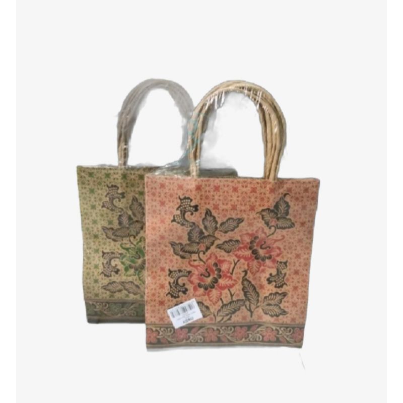 

(10 Pcs ) Paperbag batik a okey pack (22x8x24cm)