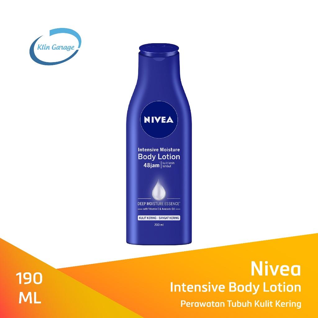 NIVEA Intensive Body Lotion 190ml - Perawatan Tubuh Kulit kering
