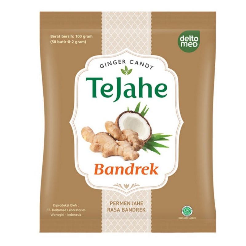 

TeJahe Permen Jahe Rasa Bandrek 100 g