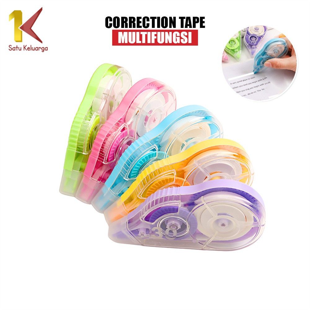 

Satu Keluarga Correction Tape Polos A113 Pita Koreksi Peralatan Sekolah Anak Tipe X Kertas Serbaguna