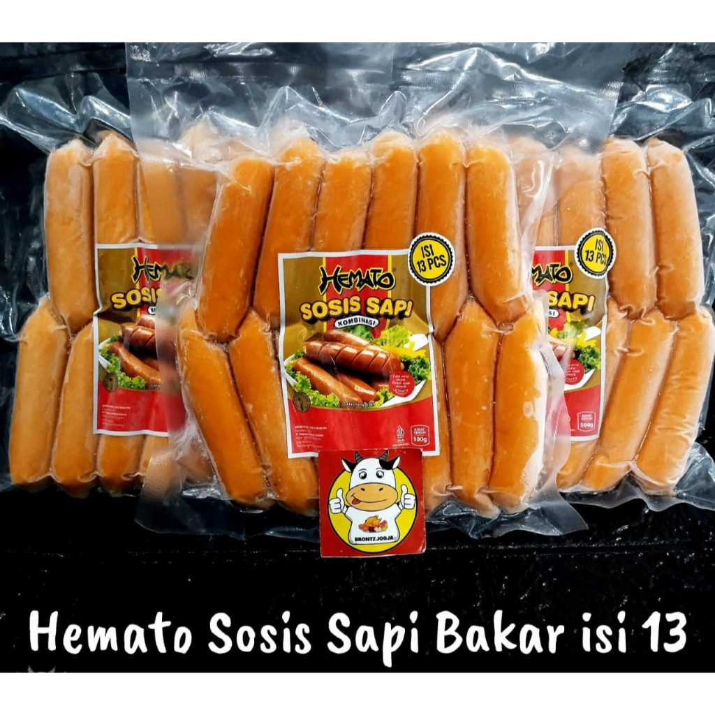 

HEMATO SOSIS BAKAR ISI 13-FROZEN FOOD-BRONTZ JOGJA