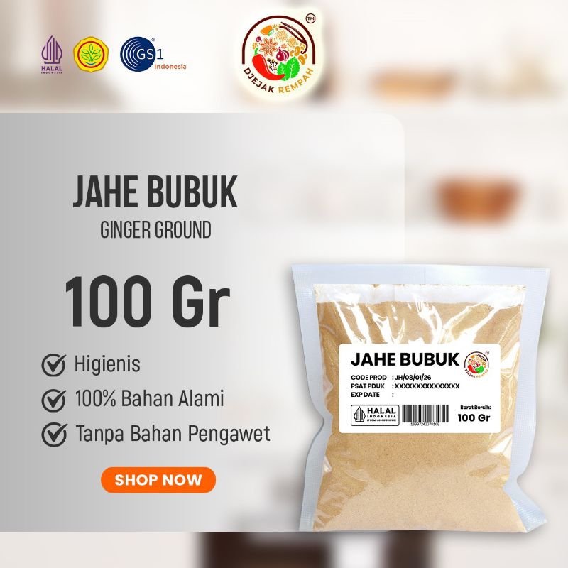 

Forcysn Jahe Bubuk / White Ginger Powder Premium (Kemasan 100 Gr - 1 Kg)